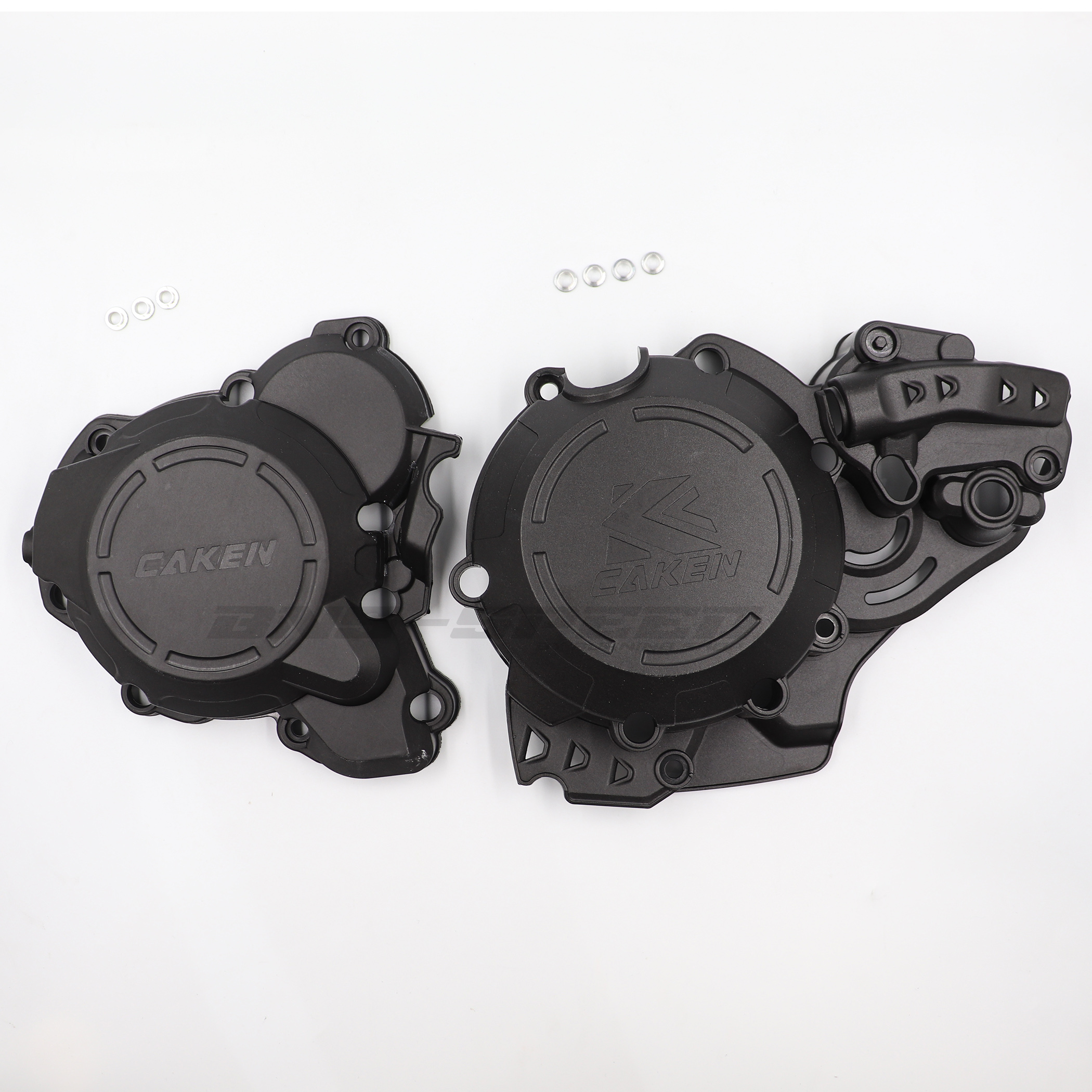 การ์ดเครื่อง Caken Clutch/Ignition Protector - สีดำ KTM/Husqvarna/Gasgas (2T) 2019-23