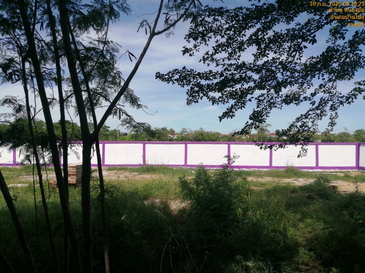 ขนส่ง(บ้านโป่ง) ก่อสร้างรั้วรอบขนส่ง