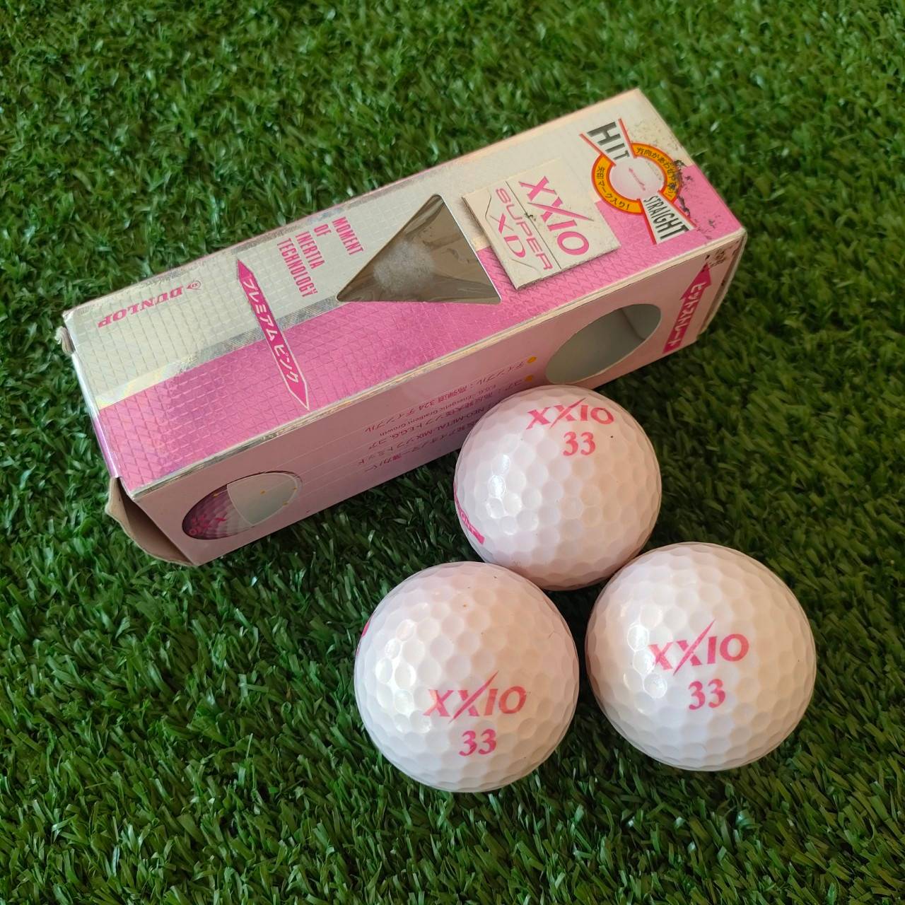 ลดล้างสต๊อก !!! ลูกกอล์ฟ XXIO SUPER XD สำหรับคนตีไม่แรงจะช่วยเพิ่มระยะ 1 หลอด มี 3ลูก