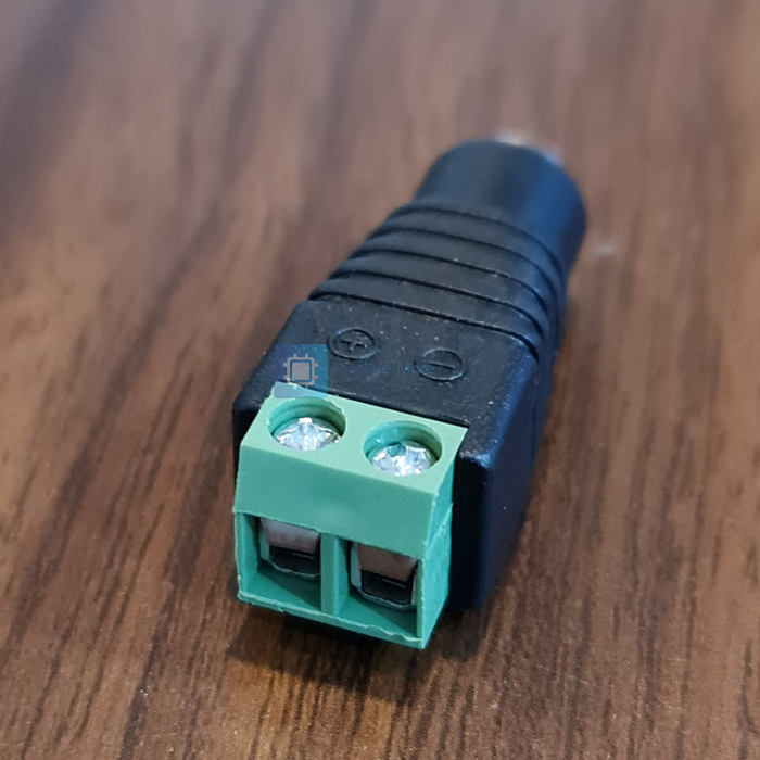 แจ็ค DC 5.5x2.1 mm ตัวเมีย แบบขันน๊อตสายไฟ DC jack terminal screw