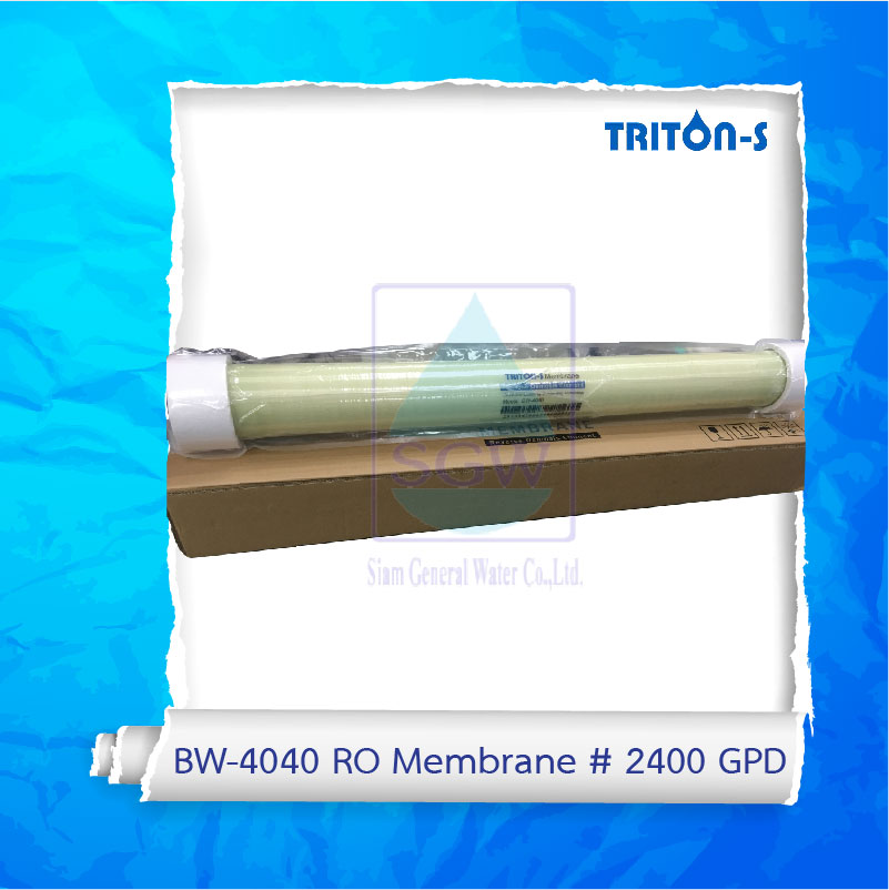 TRITON-S BW-4040 RO Membrane # 2,400 GPD