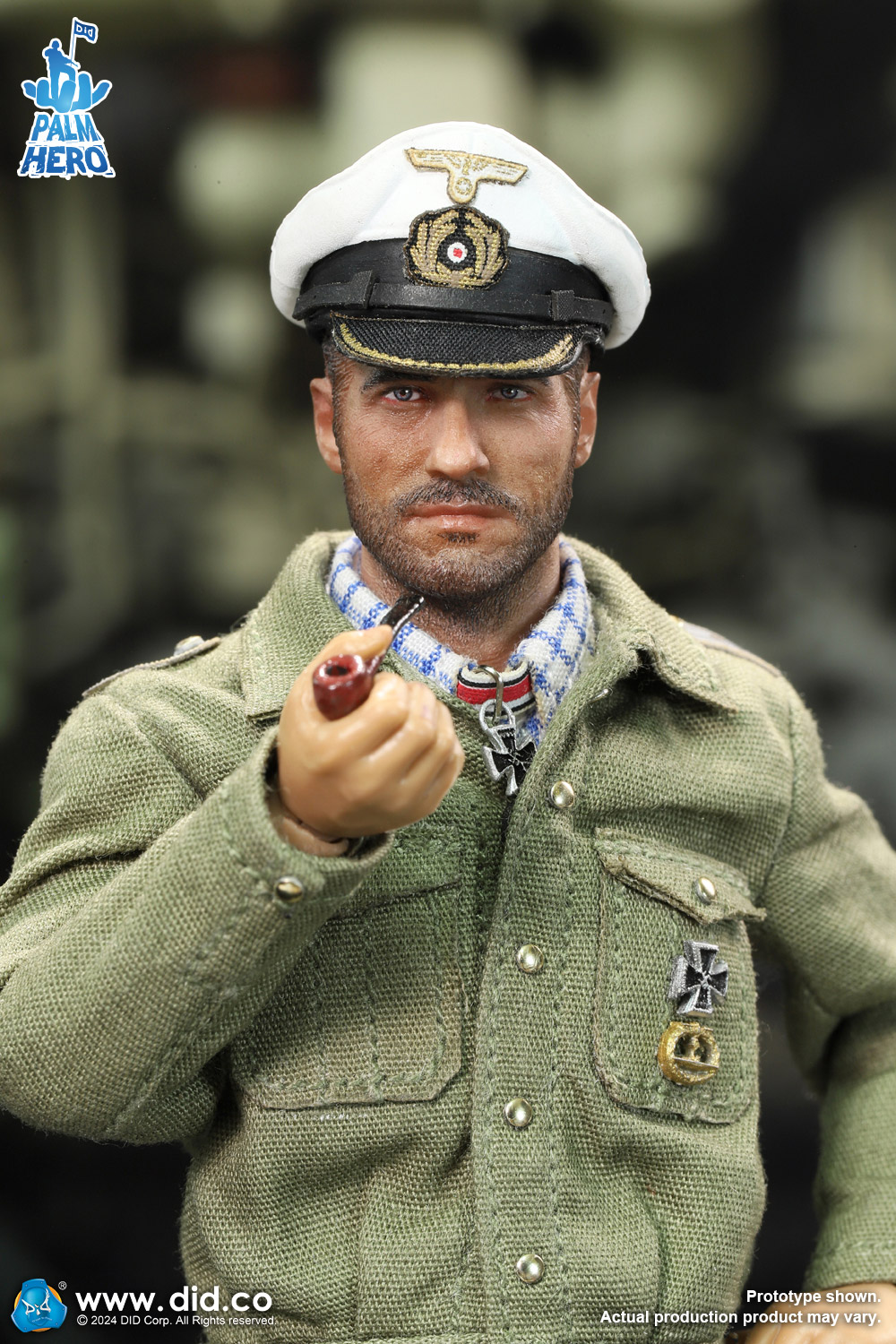 [สั่งจอง]DID XD80026 1/12 : Palm Hero Series WWII German U-Boat Commander - Lehmann