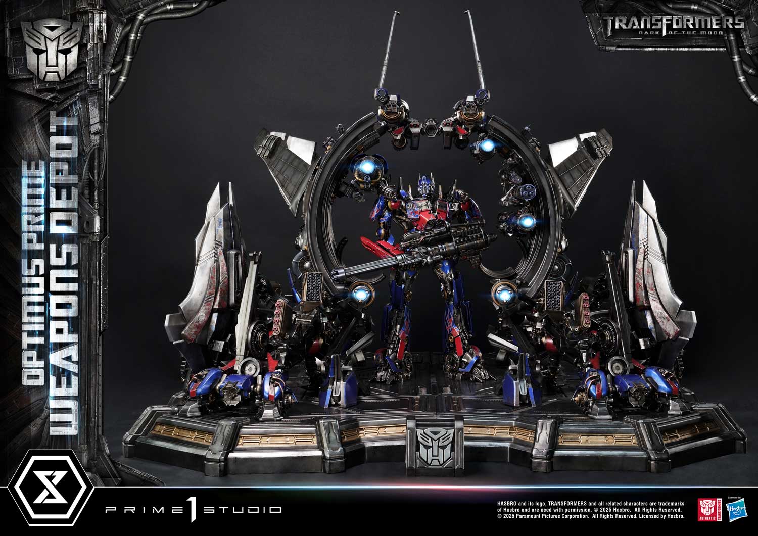 [สั่งจอง] Prime 1 Studio MMTFM-38: Optimus Prime Weapons Depot (Transformers: Dark of the Moon)