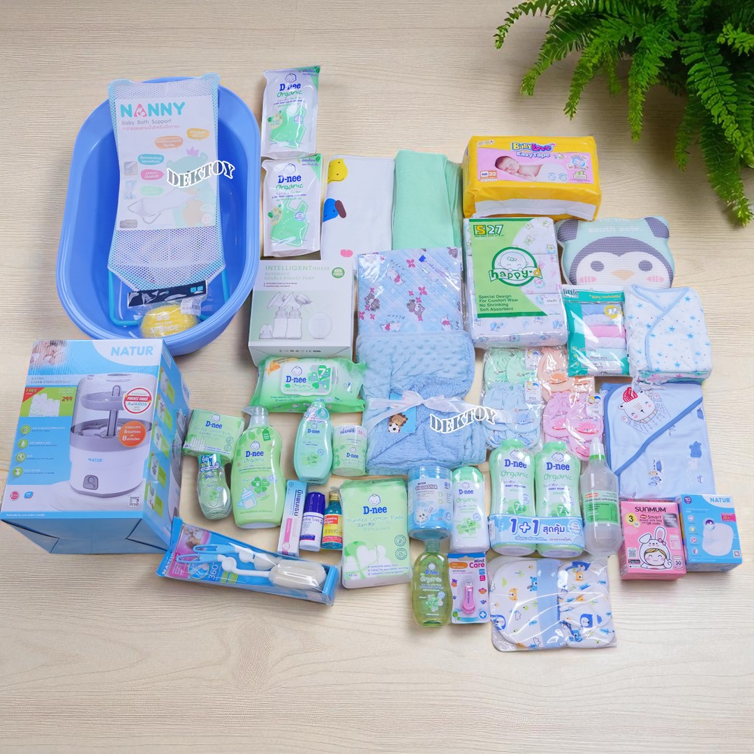 เซ็ทเตรียมคลอด ของใช้เด็กแรกเกิด38ชิ้น เซ็ทที่2