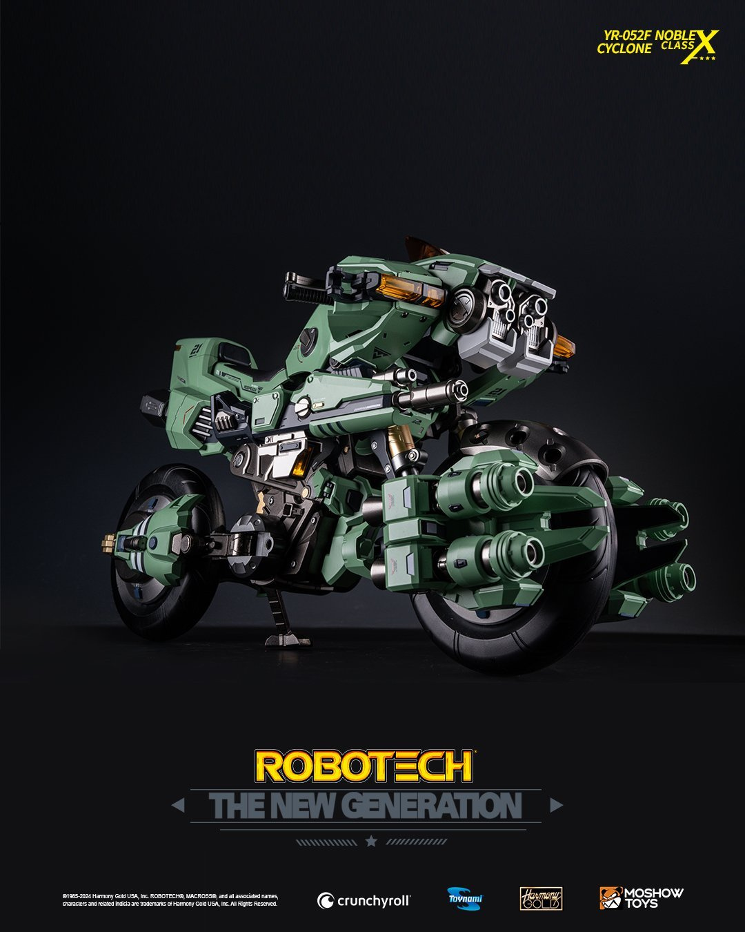[สั่งจอง]MOSHOW YR-052F NOBLE CLASS X Robotech The New Generation Cyclone Motorcycle