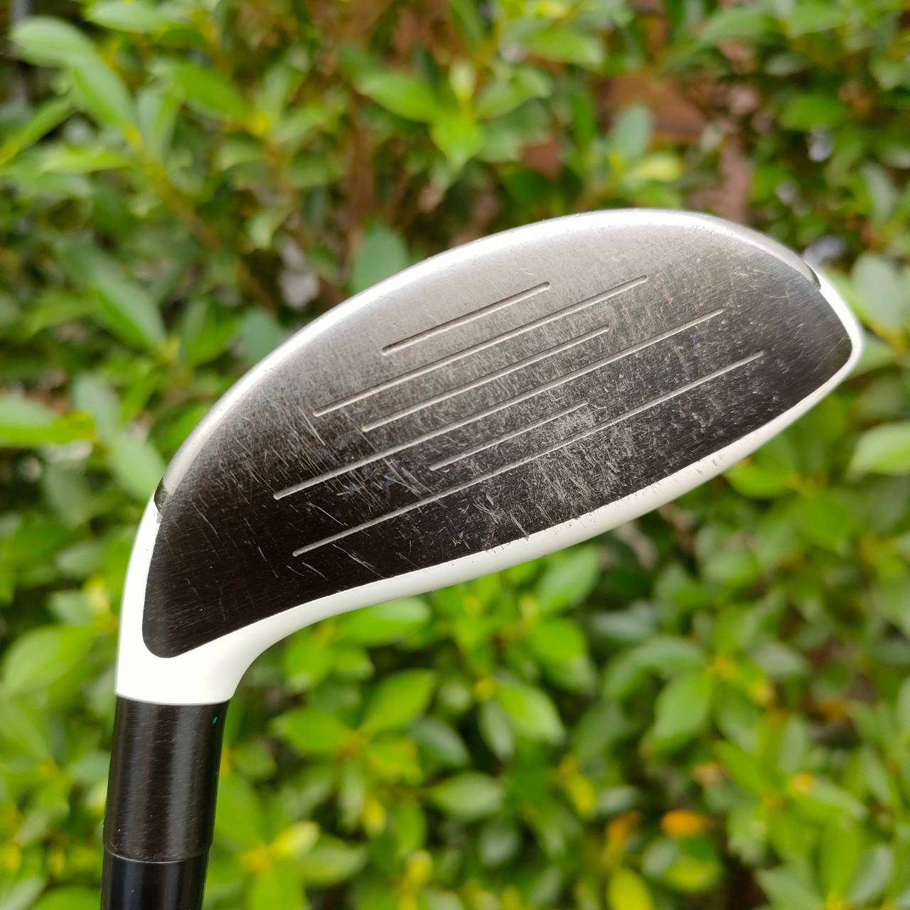HYBRID4 TAYLORMADE RBZ องศา 22 ก้าน ROCKETBALLZ FLEX S ตีง่าย เสียงเพราะๆ ร่องตรงก่อนถึงหน้าไม้ ผลักดันพลังของลูกได้ดีมาก แม่นธงครับ