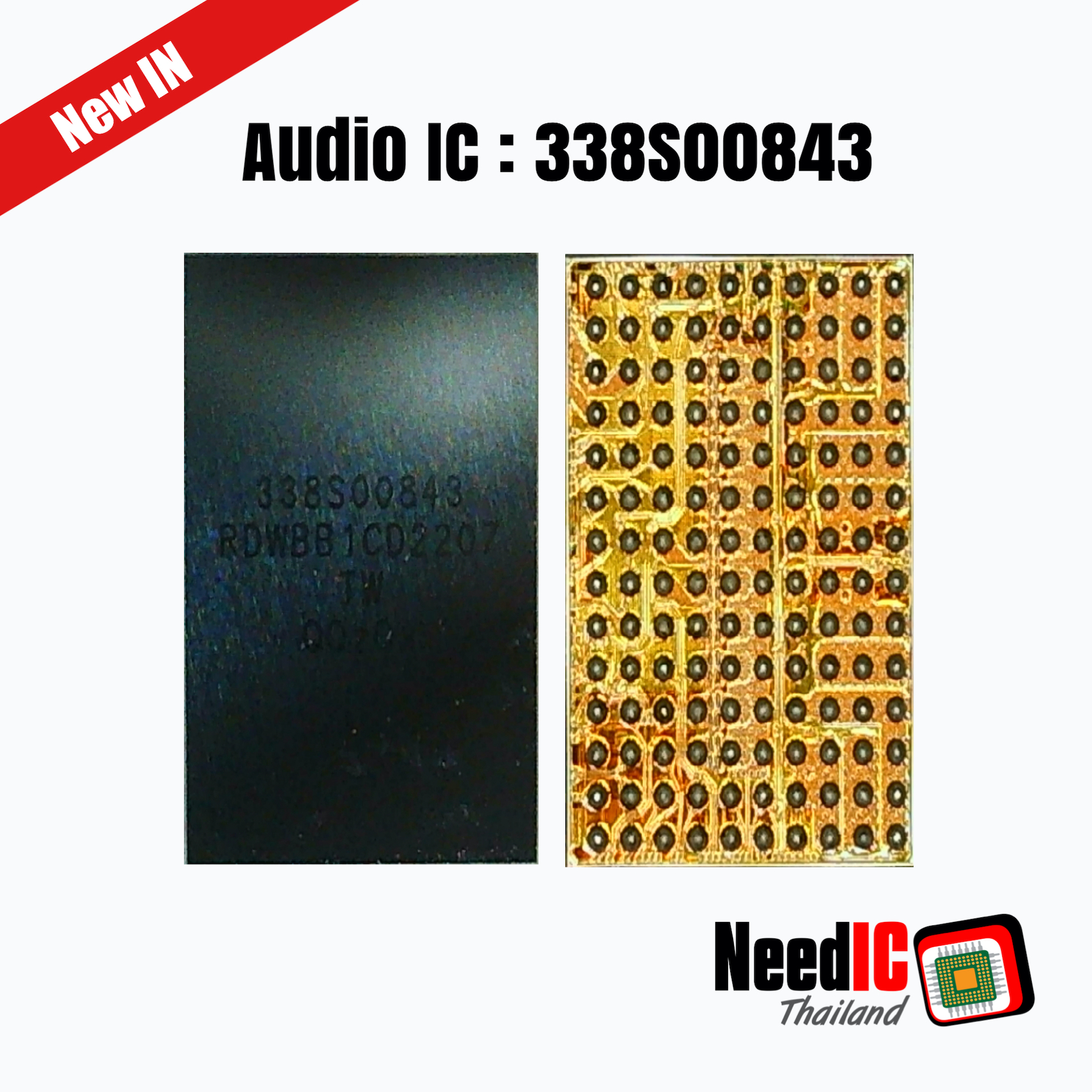 Audio IC : 338S00843 สำหรับ iPhone 14/iPhone 14 Pro/iPhone 14 Max/iPhone 14 Plus