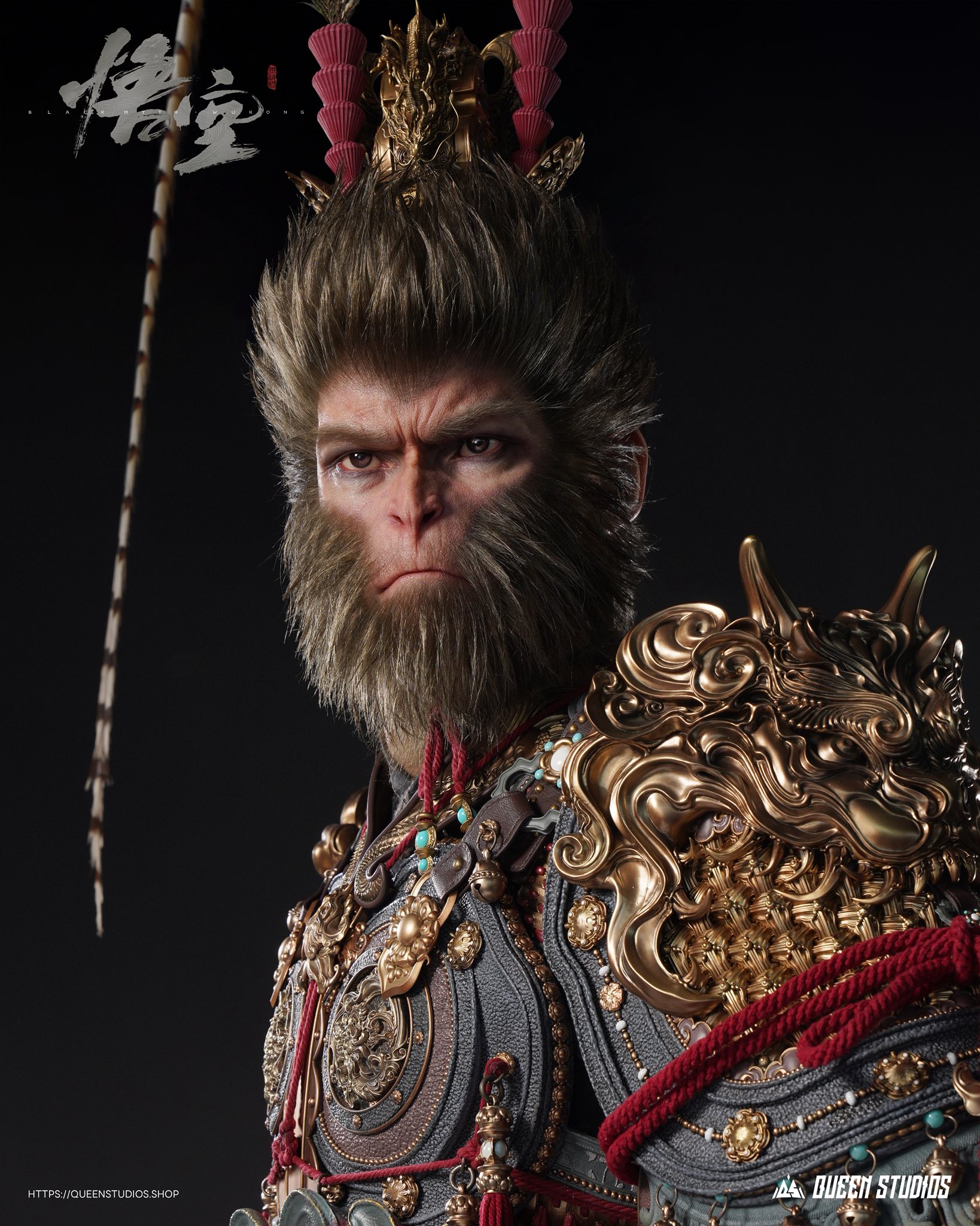[สั่งจอง]Queen Studio - Black Myth: Wukong Life Size - The Destined One Great Sage Armor Set