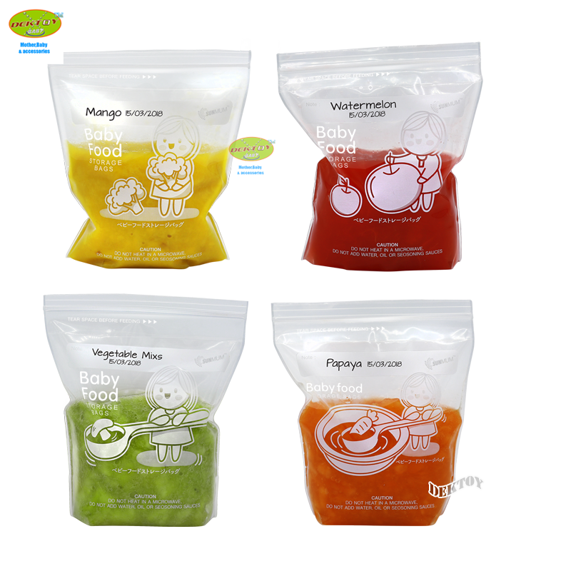 3กล่อง SUNMUM ซันมัม ถุงบรรจุอาหารแช่งแข็งสำหรับเด็ก30ใบ