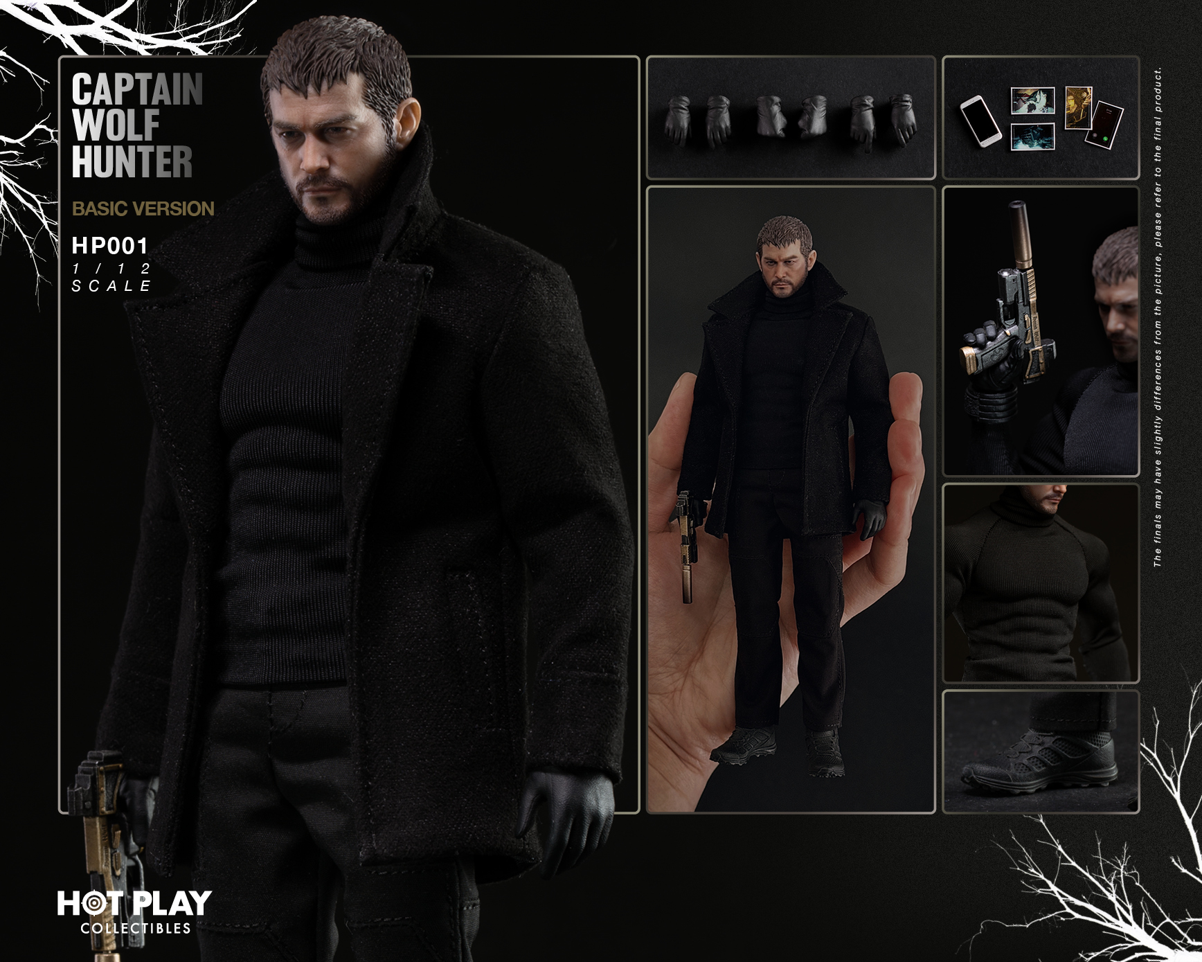 [สั่งจอง]Hot play HP001 1/12 : CAPTAIN WOLF HUNTER