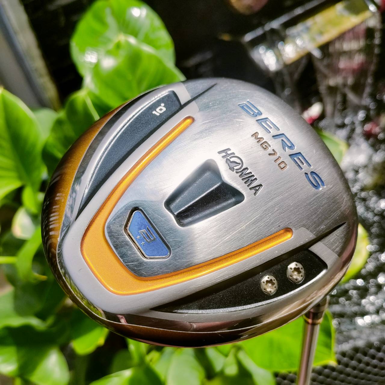 Driver HONMA BERES MG710 หัวใหญ่ หน้าเด้ง FORGED F ชดเชยสูงมาก ตีตรงมาก ตีโดนง่าย และตีไกล ก้าน FUJIKURA VISTA PRO FLEX R ก้านโมพรีเมี่ยม เข้ากันมาก ตีดีมากค่ะ ไม้กอล์ฟพรีเมี่ยมมือสอง ของแท้ By NakaraLuxurious