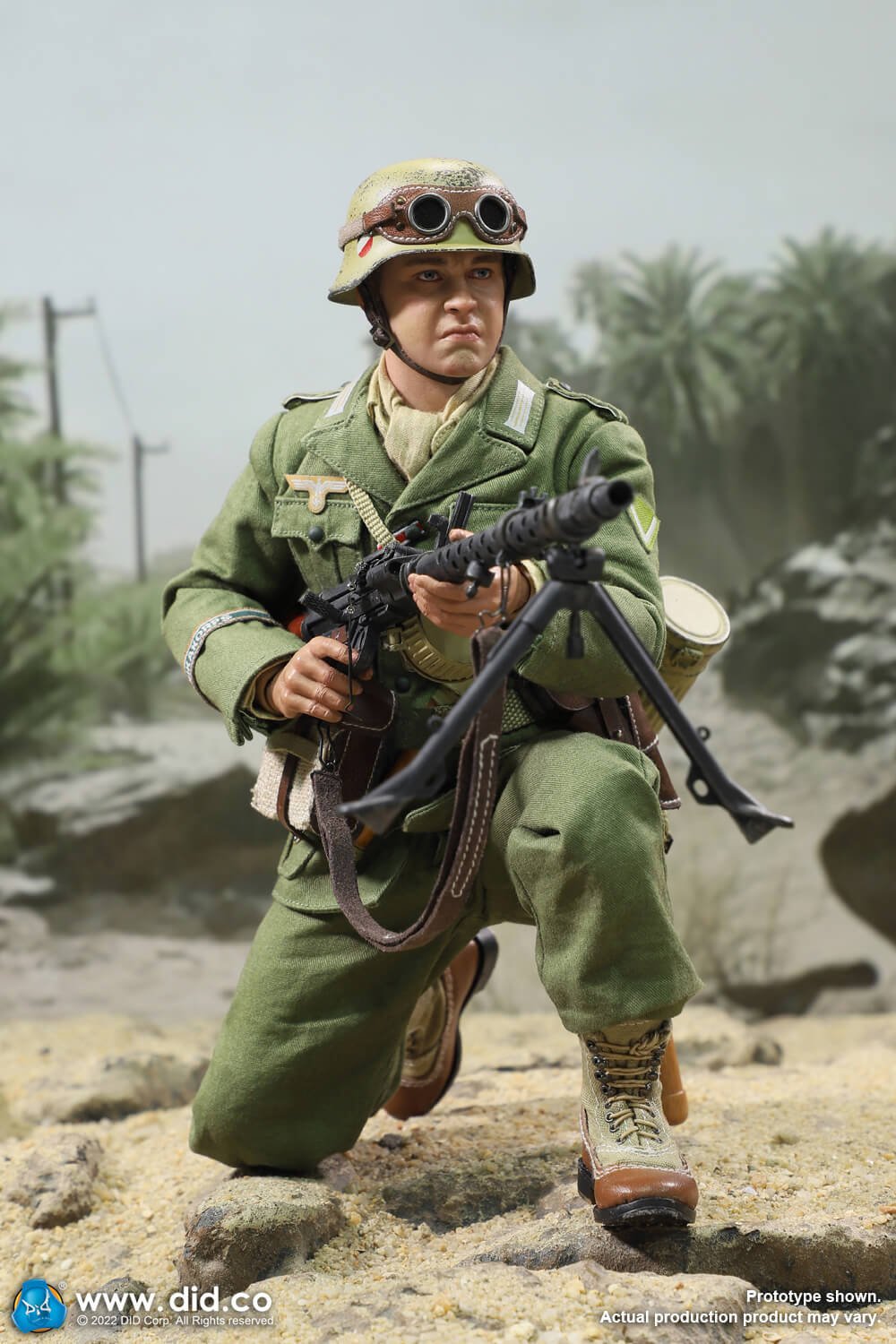[สั่งจอง]DID D80158 1/6 : WWII German Africa Corps WH MG34 Gunner - Bialas