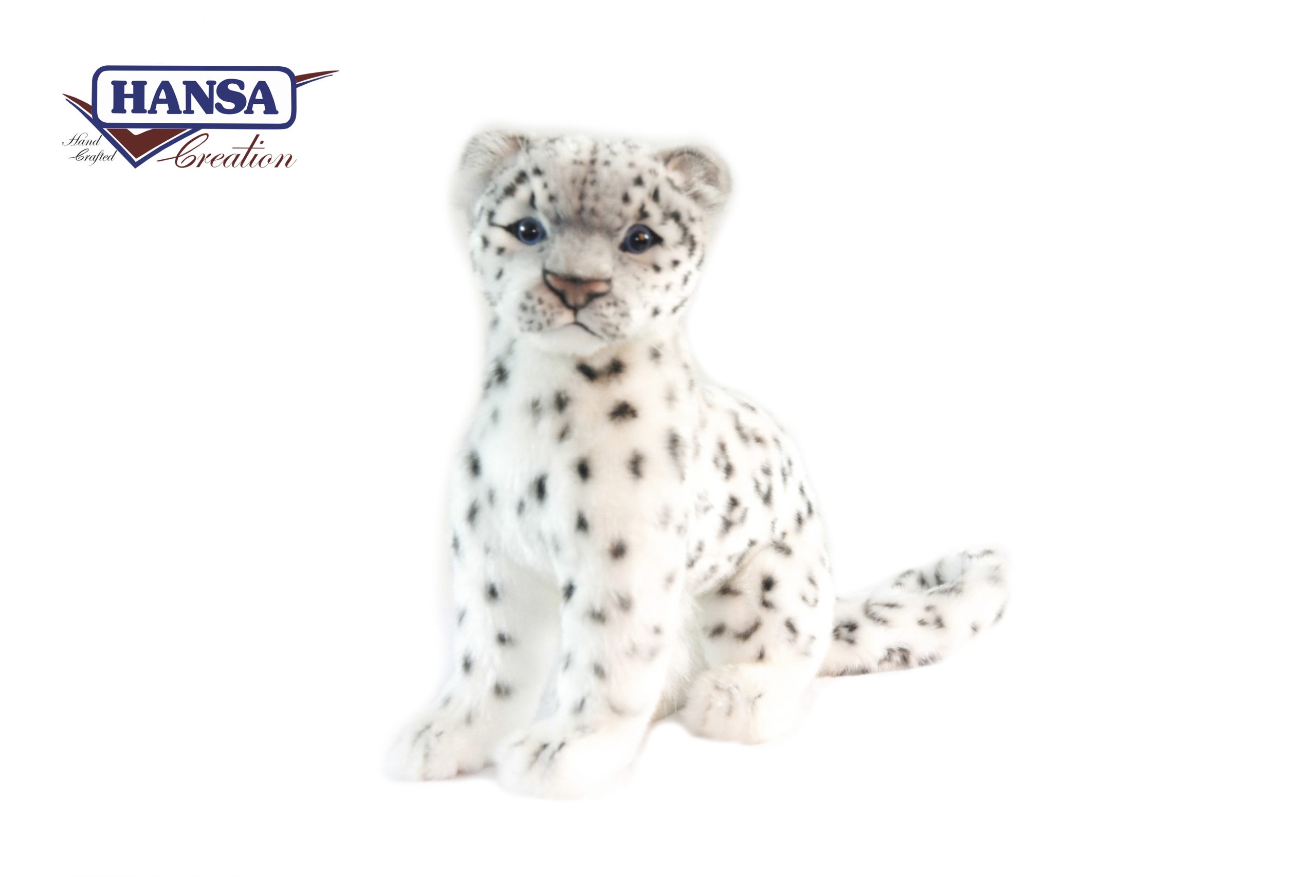 6785 Snow Leopard Sitting 27cm.H