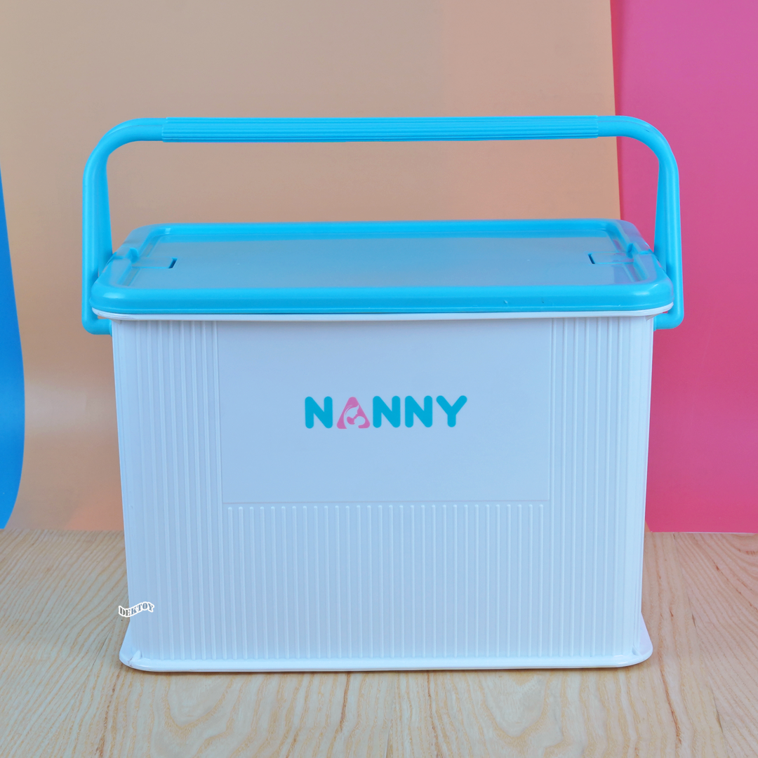 NANNY แนนนี่ กล่องเก็บของเอนกประสงค์ เก็บของใช้ ของเตรียมคลอด ขนาดใหญ่ 30ลิตร 3040