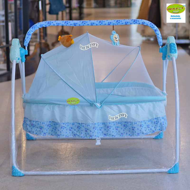 Sanpaulo เปลไกวเด็กไฟฟ้า เปลไฟฟ้า SL-3010BT สีชมพู