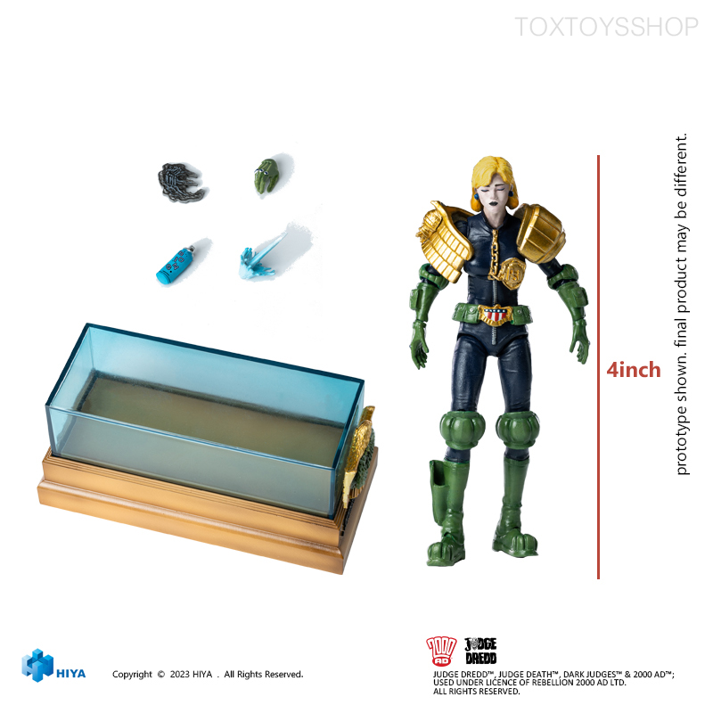 [สั่งจอง]Hiya toys 1/18 : EMJ0262 - JUDGE DREDD Hall of Heroes Judge Anderson (10cm)