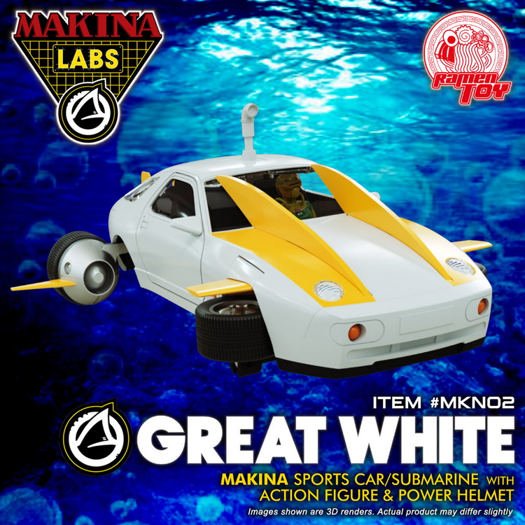 [สั่งจอง]Ramen Toy MKN02 : Marina Labs Great White