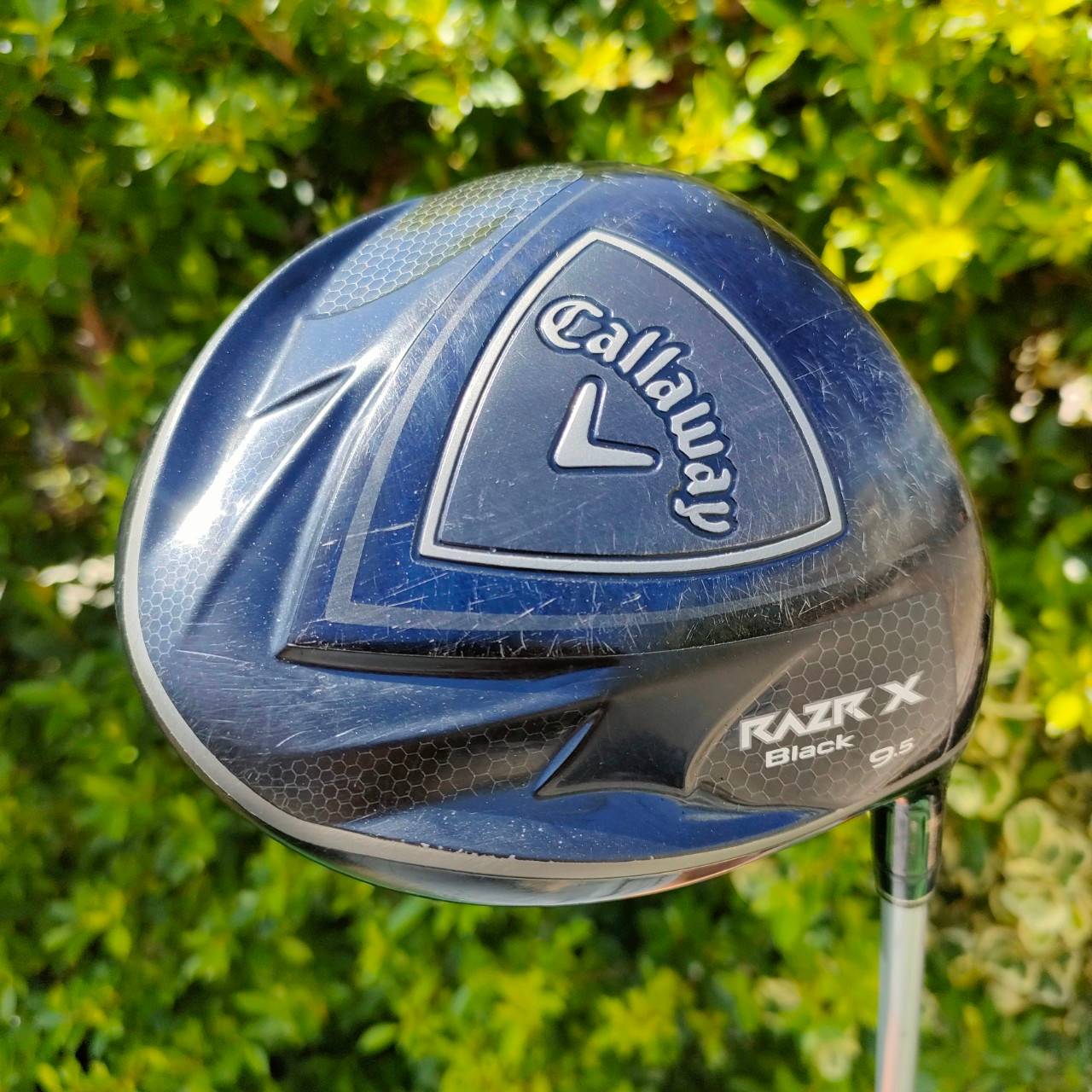 DRIVER CALLAWAY RAZR X BLACK องศา 9.5 ก้าน CALLAWAY RAZR SERIES FLEX S วัสดุ ผสมเคฟล่า ออกแบบได้ดีที่สุดในซีรี่ RAZR!! รูปทรงดุดัน หัวนี้เป็นหัวที่น่าตีมาก ตีไกล ไม้กอล์ฟมือสอง ของแท้ BY NakaraLuxurious