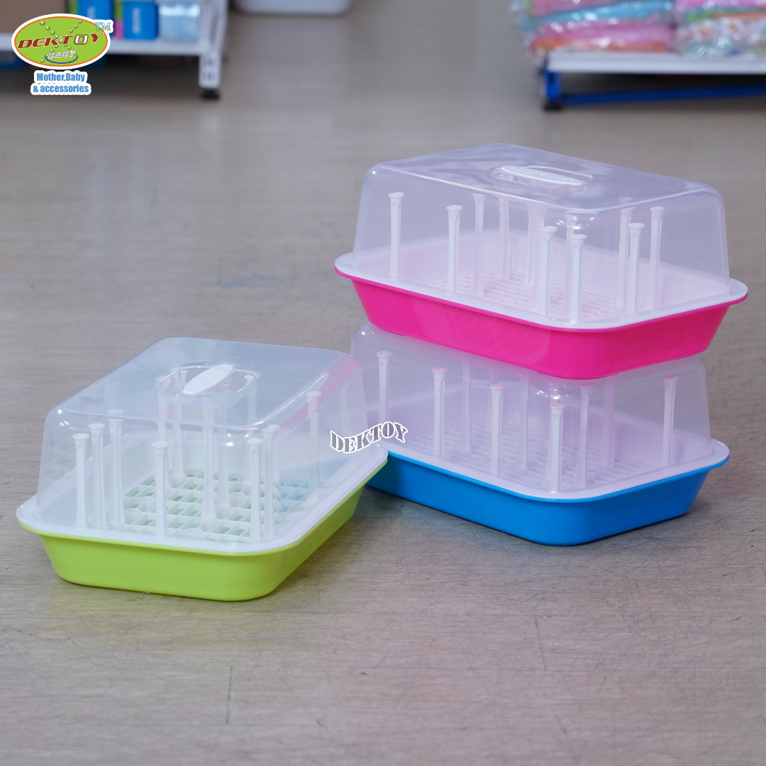 Dragon ware ที่คว่ำแก้ว ที่คว่ำขวดนมนม พร้อมฝา