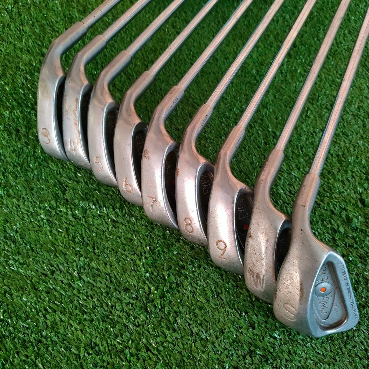 ชุดเหล็ก PING EYE2 จุดส้ม มีเหล็ก 3-9 เเละ W SW