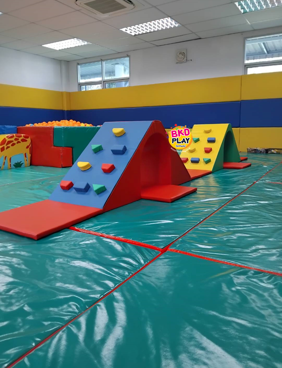 ภูเขา2ลูกอุโมงค์ปีนป่าย, ปีนป่ายเข้ามุม ปีนป่ายนุ่ม สไลเดอร์นุ่ม เบาะนุ่มนิ่ม, soft play, indoor playground ของเล่นเสริมพัฒนาการ เครื่องเล่นสนามในร่ม Kid Zone
