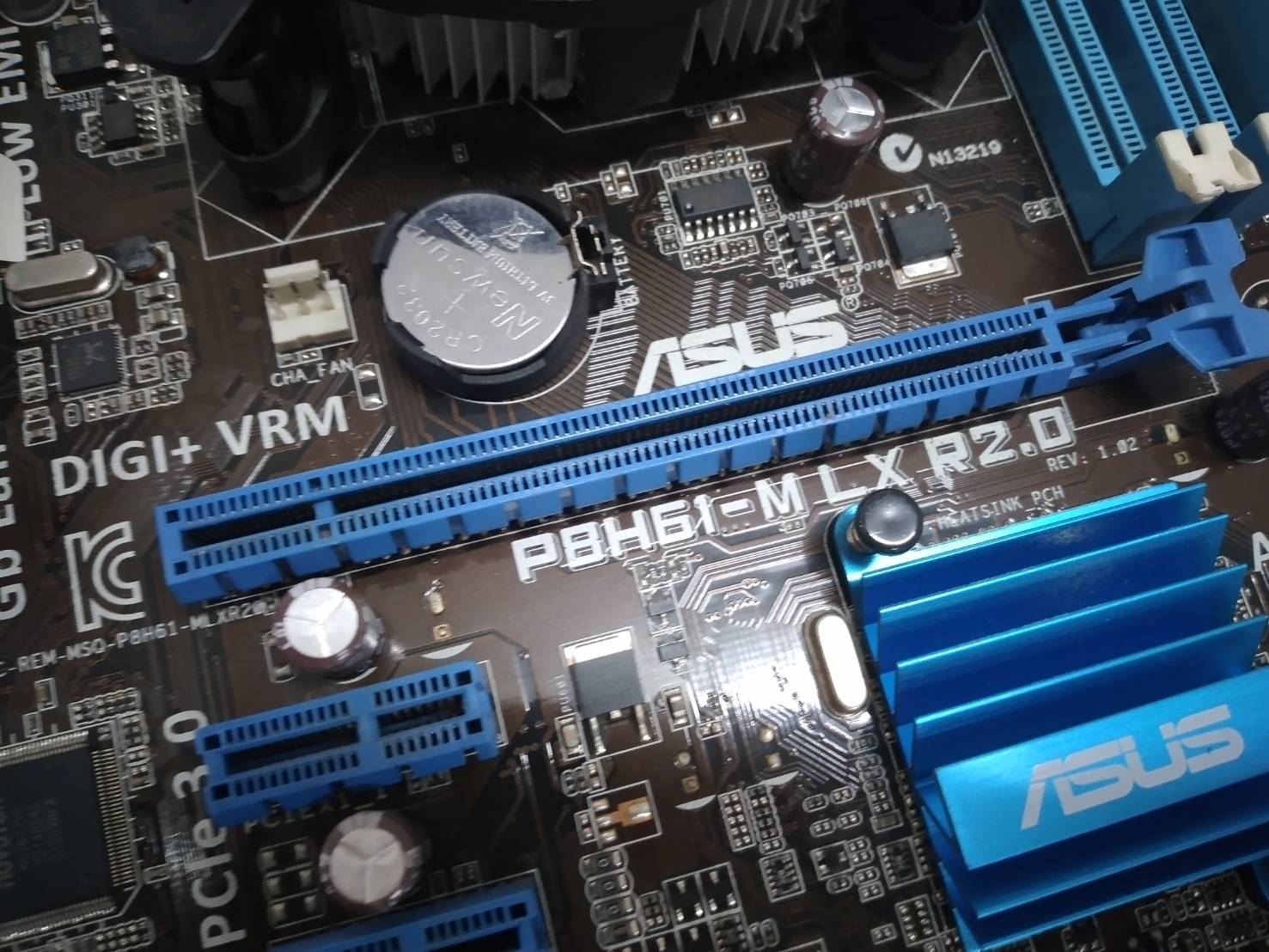 P8H61-M LX R2.0 พร้อม cpu i5-3470