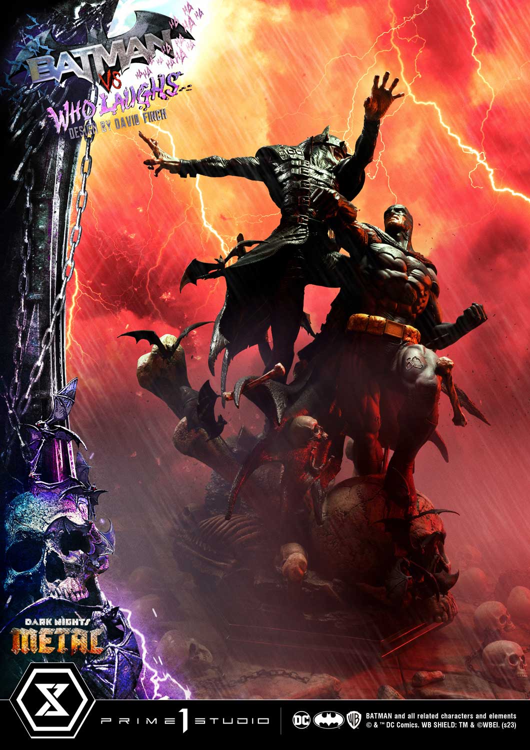 [สั่งจอง]Prime 1 Studio : Batman vs Batman Who Laughs (Dark Nights: Metal)