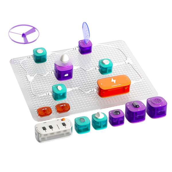 Block Circuit Super Kit วงจรอิเล็กทรอนิกส์ เกมกระดาน, ของเล่นเสริมพัฒนาการ, ของเล่นเด็กอนุบาล, สื่อการสอนเด็กอนุบาล พร้อมส่งในไทย