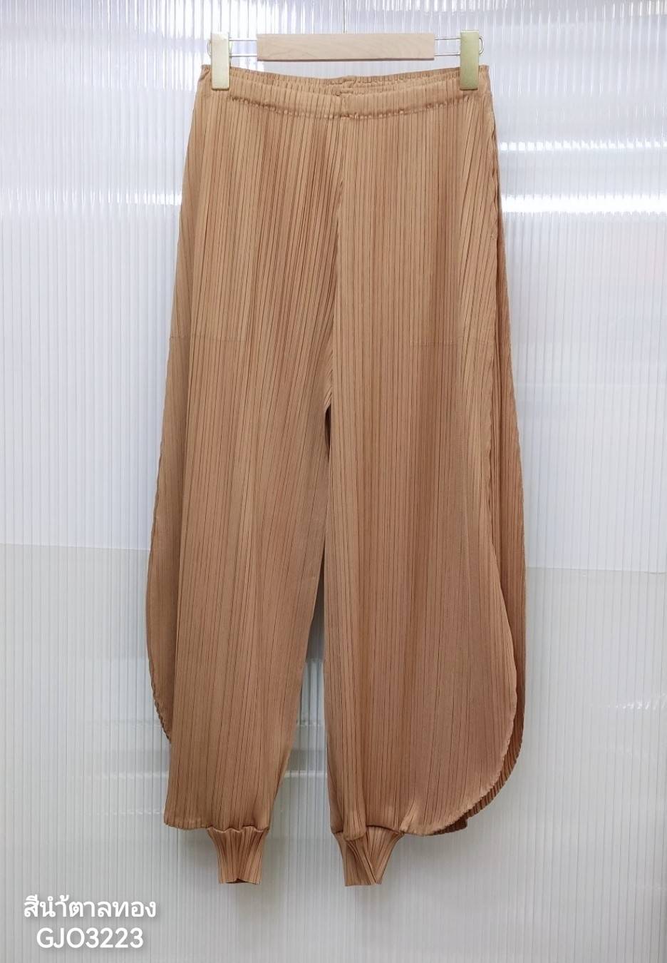 2MUAY รุ่น GJO3223 GENIE PLEATED PANTS กางเกงจินนี่ กางเกงพลีทคุณภาพ 10สี FREE SIZE