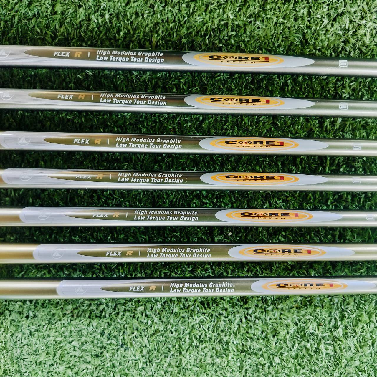ชุดเหล็ก PROKENNEX CORE1 SYSTEM ก้าน HIGH MODULUS GRAPHITE FLEX R เป็นชุดเหล็กก้านกราไฟต์ ที่ตีง่ายๆแบบสบายๆ ไม้กอล์ฟพรีเมี่ยมมือสอง ของแท้ By NakaraLuxurious