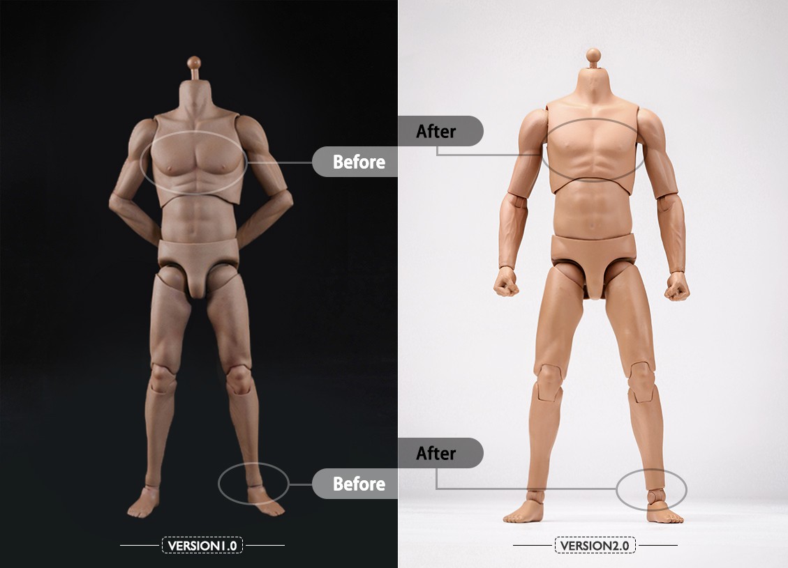[สั่งจอง] HaoYuToys 1/6 NEW: 2.0 Super Sportsman's Body