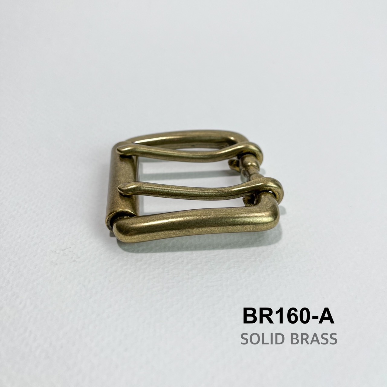 ฺBR160-A หัวเข็มขัดทองเหลืองทำผิวสนิม ขนาด 38มิลหรือ 1.5นิ้ว ** ราคาต่อชิิ้น**