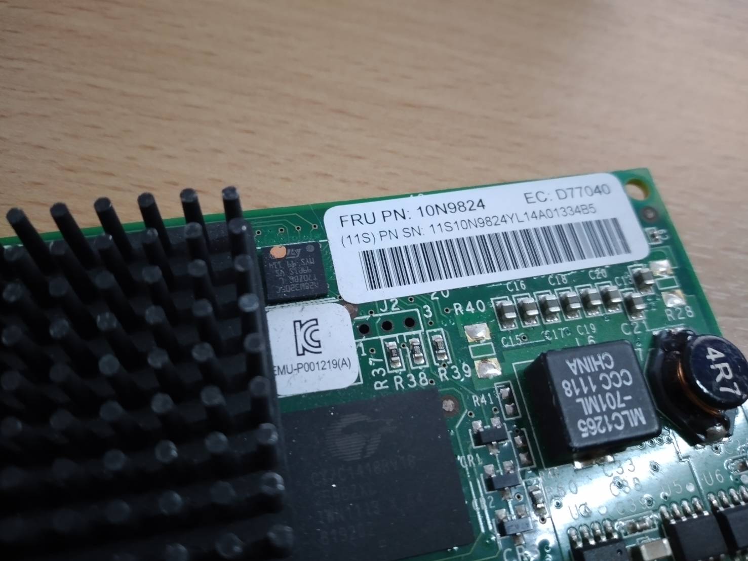 Dual Port 8GFC Fibre Channel PCI-e x8 IBM 10N9824 Emulex LPE12002 ขายาว