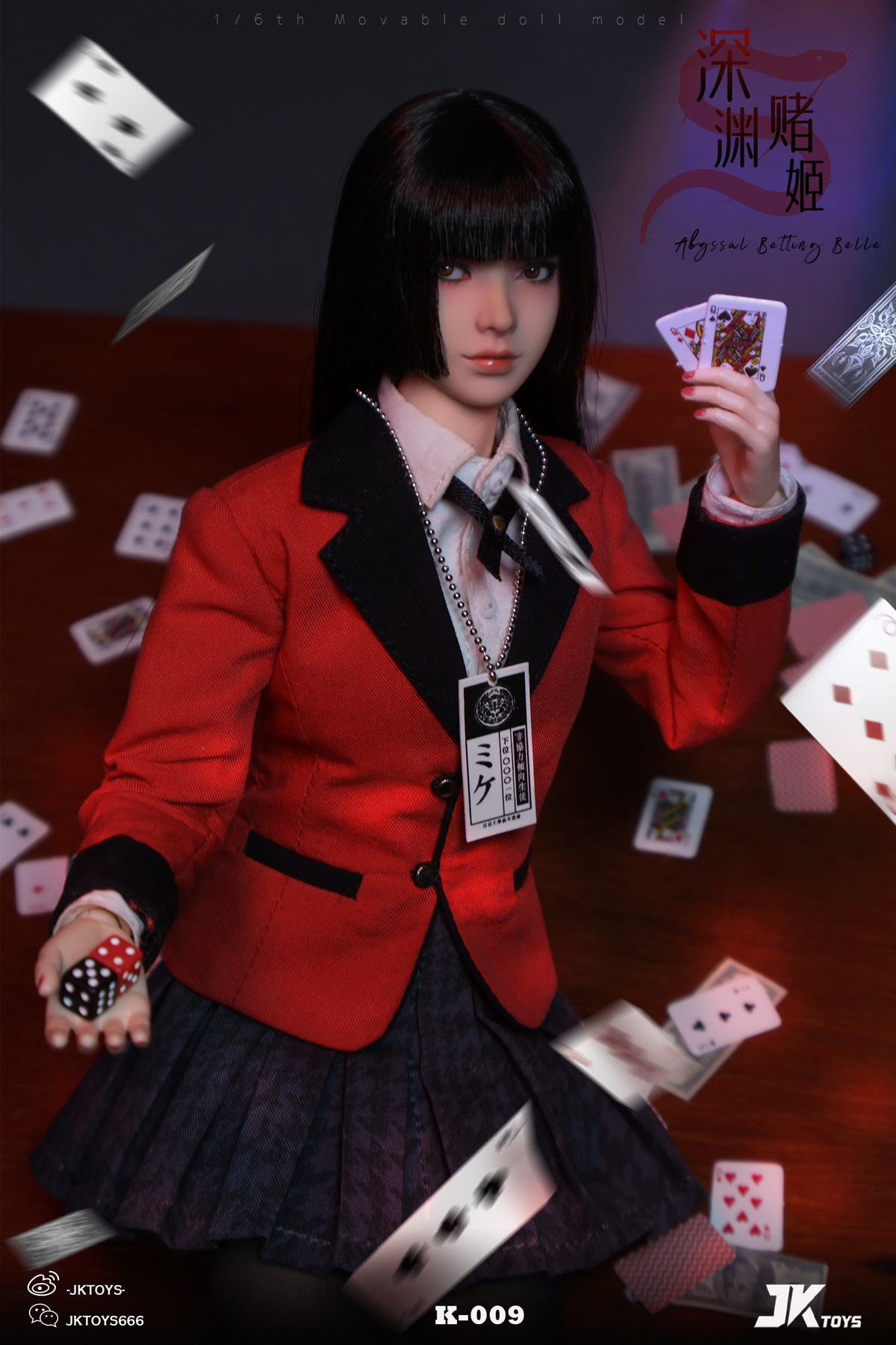 [สั่งจอง]JKTOYS 1/6 : Abyssal Betting Belle Yumeko cosplay (Movable-Eye Hair Implant Head)