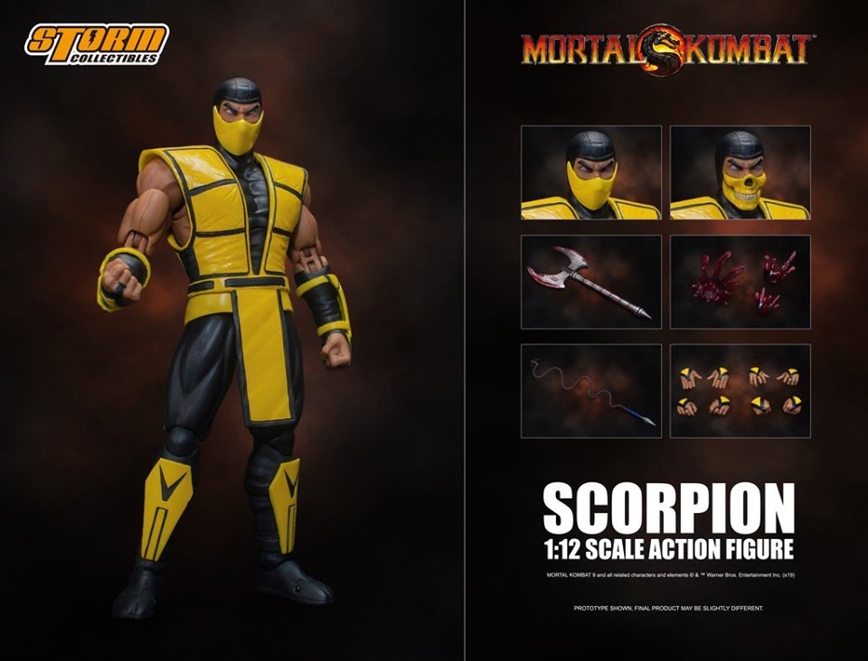 [สั่งจอง]Storm Toys 1/12 Mortal Kombat Scorpion/Rian/Smoke