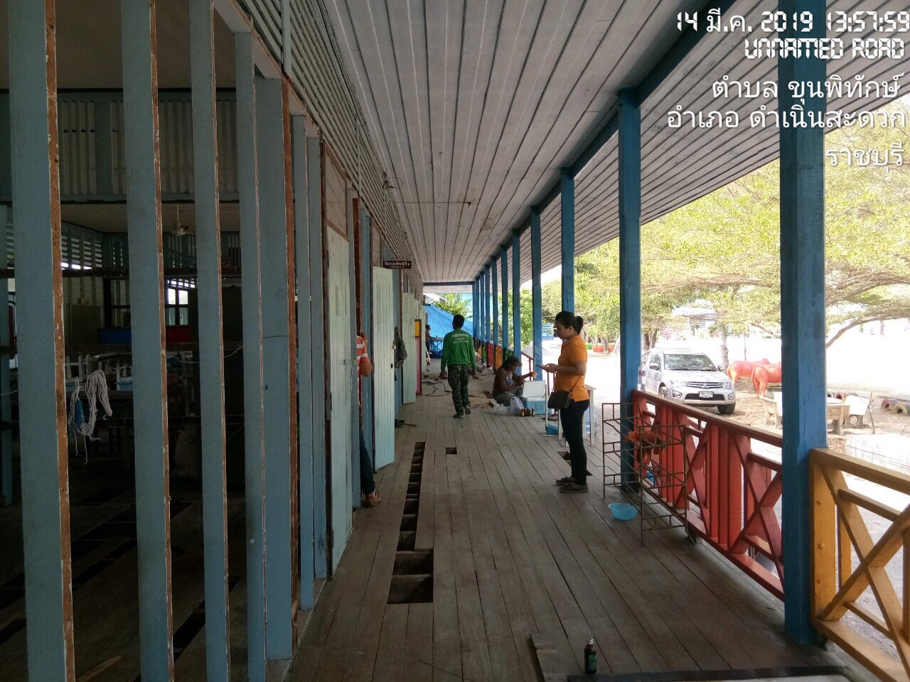 งานซ่อมอาคารเรียน ร.ร บ้านดอนฟักทอง