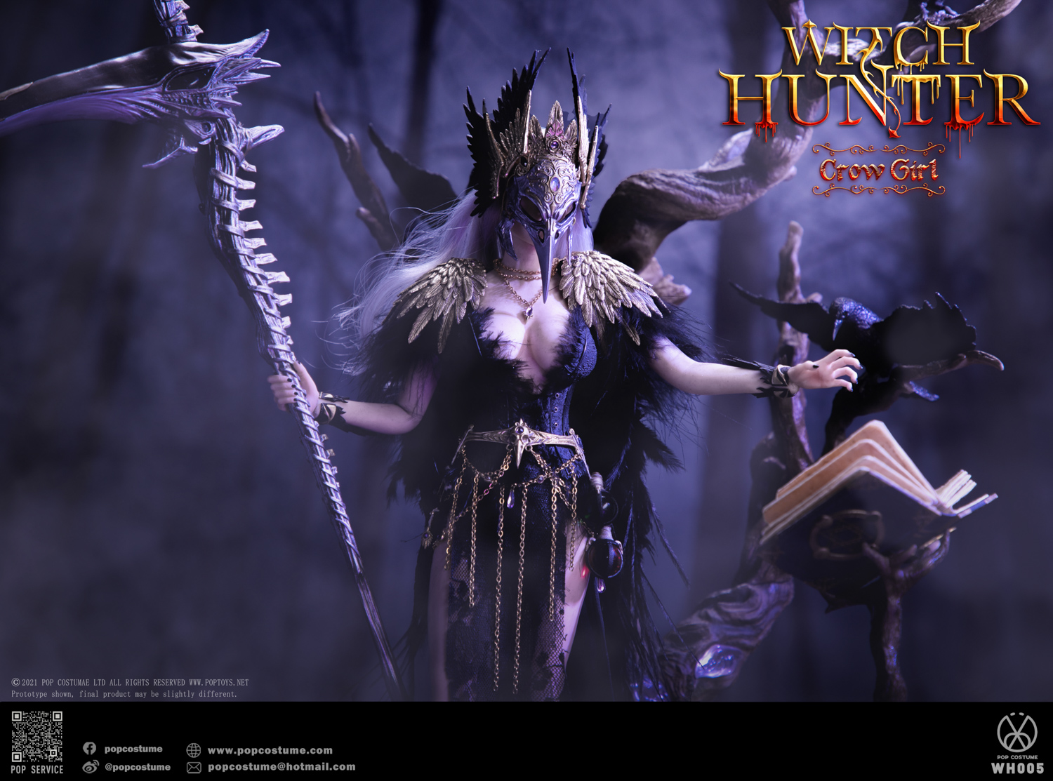 [สั่งจอง]POP COSTUME 1/6 : Witch Hunter Series-The Crow Girl