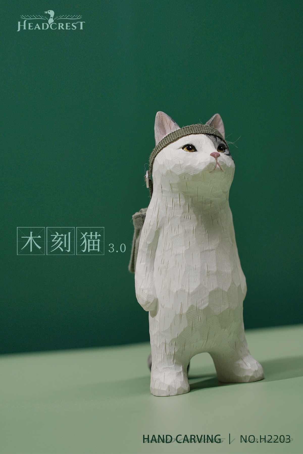 [สั่งจอง]HEADCREST H2203 : Woodcut Cat 3.0