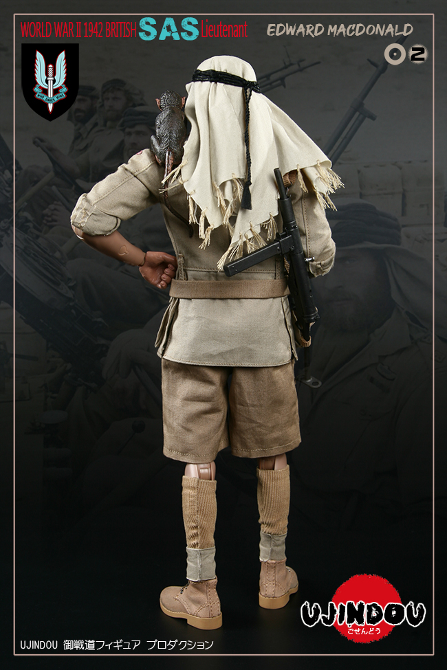 [สั่งจอง]UJINDOU U9002 1/6 WWII BRITISH SAS LIEUTENANT EDWARD MACDONALD 1942
