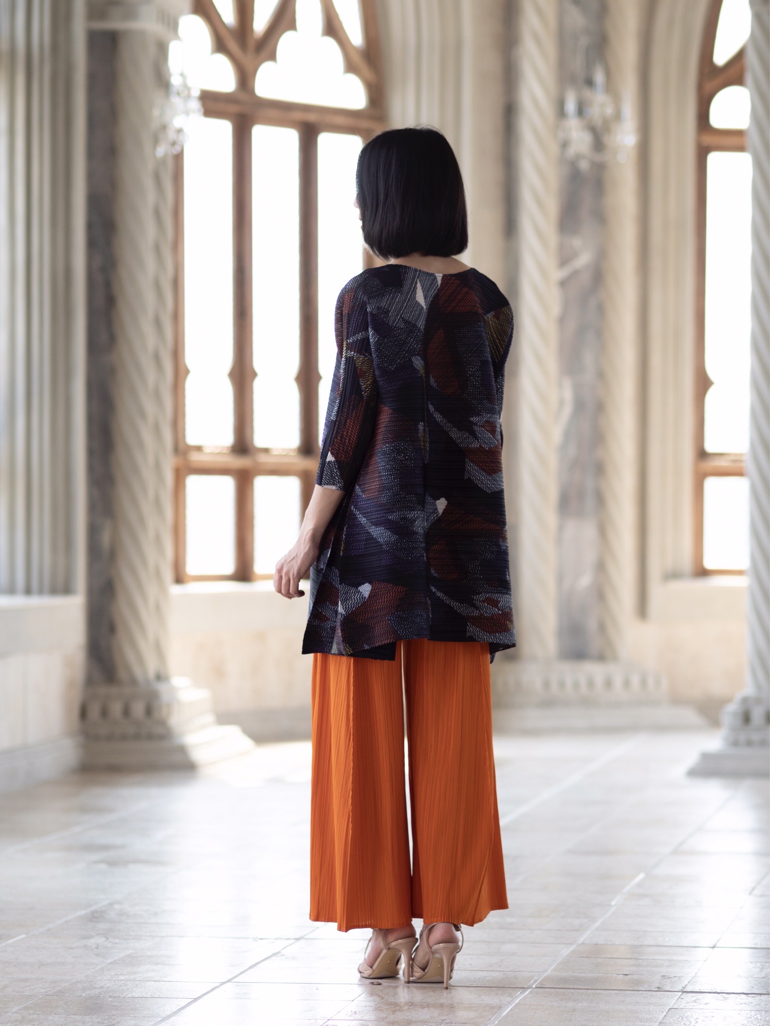 ยาว37.5"นิ้ว! 2MUAY กางเกงผู้หญิง กางเกงพลีทคุณภาพ รุ่น GJO6972 WIDE LEG PLEAT PANT FREE SIZE