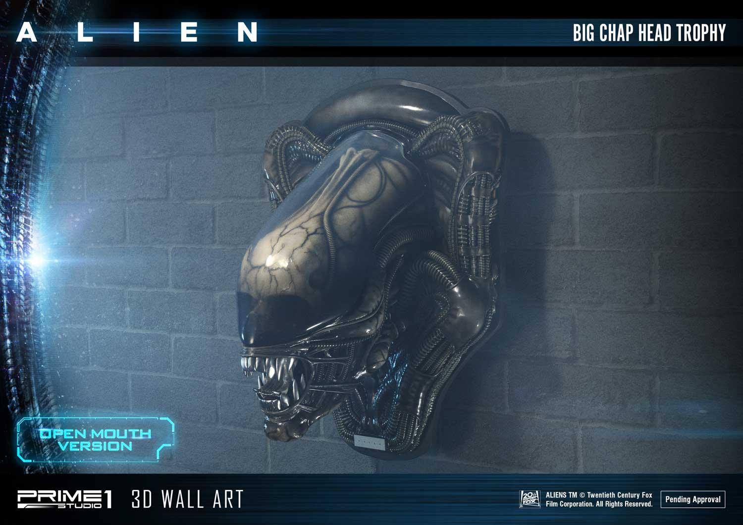 [สั่งจอง]Prime 1 Studio WAAL-02OM: Alien Big Chap Head Trophy (Open Mouth Ver.)