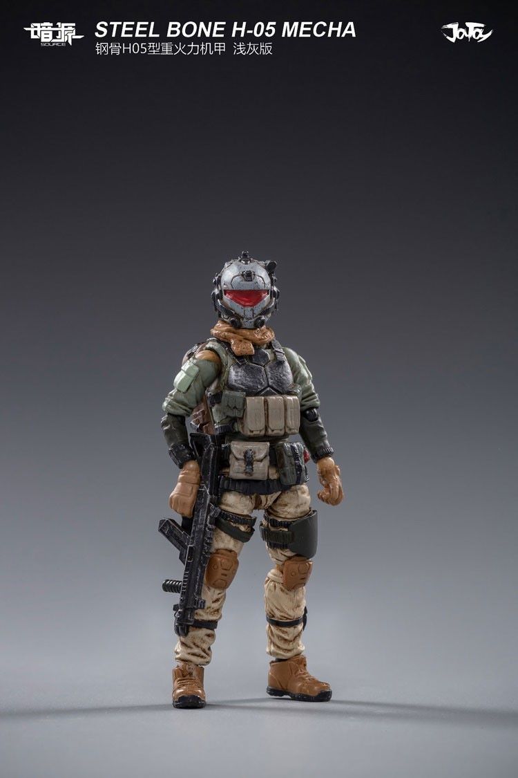 [สั่งจอง]JOYTOY JT0418 1/25 : STEEL BONE H-05 Heavy firepower MECHA (gray)