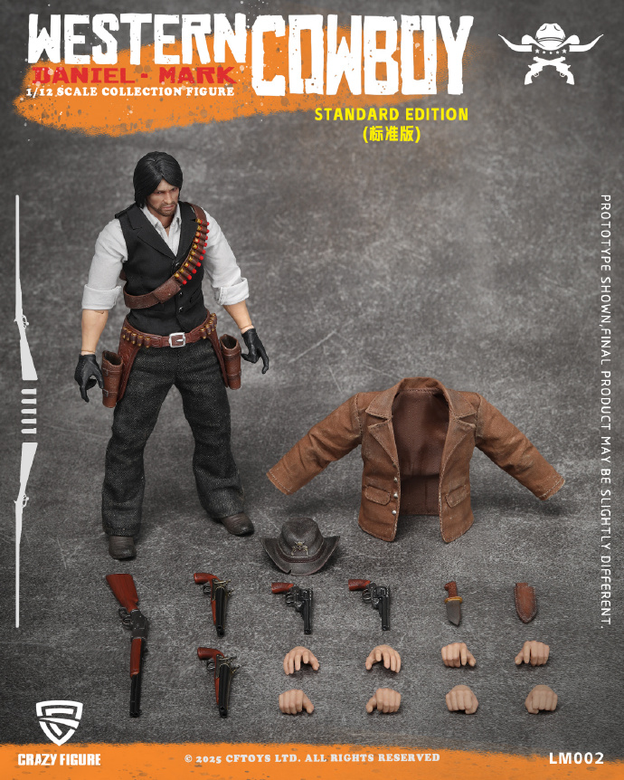 [สั่งจอง]CFTOYS LM002 1/12 : Western Cowboy Daneiel - Mark