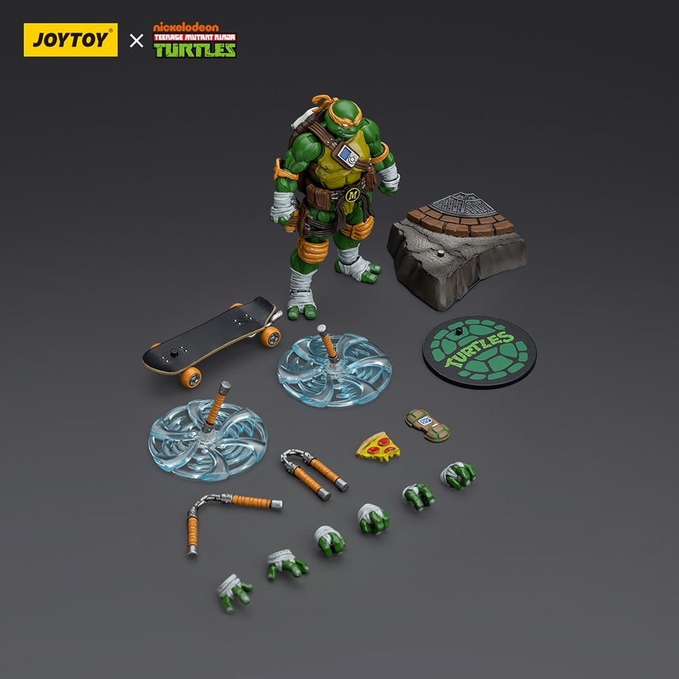 [พร้อมส่ง] "Joytoy 1/18 : TMNT Michelangelo JT6144"