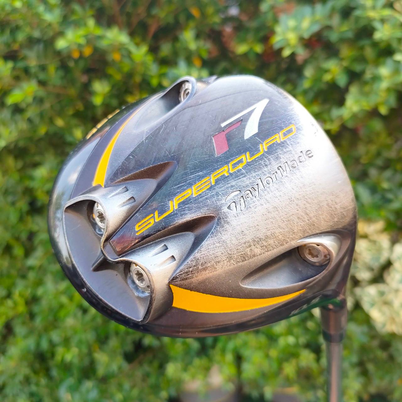 DRIVER TAYLORMADE r7 SUPERRQUAD องศา 10.5 ก้าน FUJIKURA RE*AX FLEX SR เป็นรุ่นที่ตีแบบขีดสุด ไกลมากๆ!! ไม้กอล์ฟมือสอง ของแท้ BY NakaraLuxurious