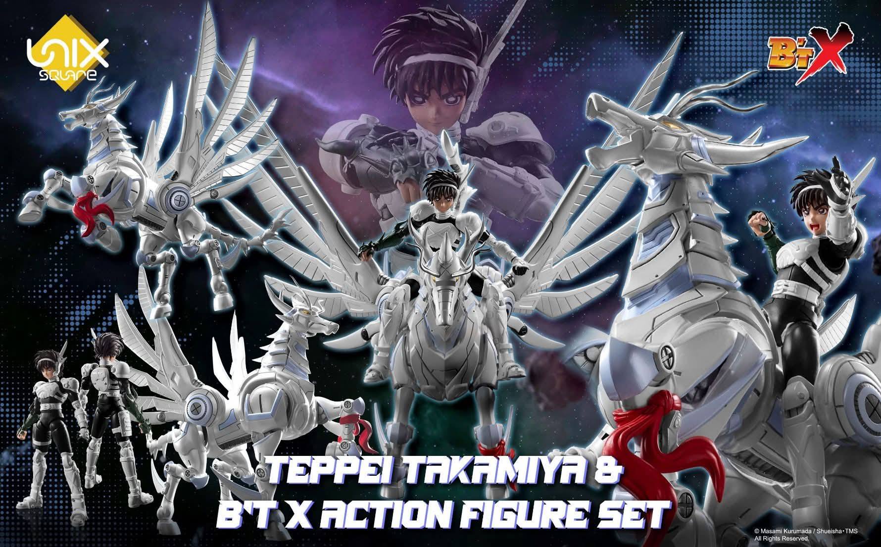 [สั่งจอง]Sentinel Toys X Unix Square Teppei_Takamiya & B’T X Action Figure set 1/12
