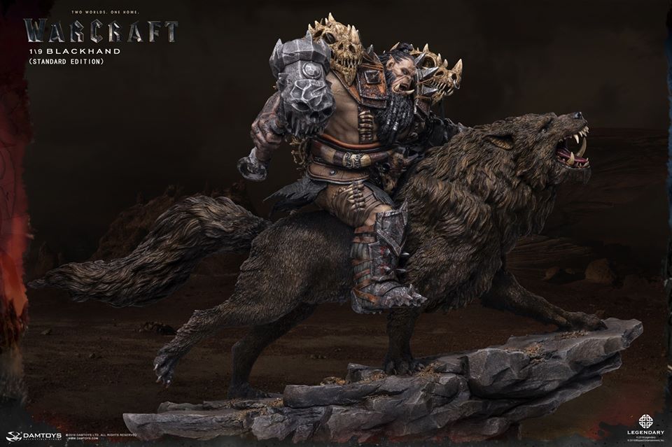[สั่งจอง]DAMTOYS DMLW014/DMLW015 EPIC SERIES WARCRAFT - BLACKHAND RIDING WOLF STANDARD VER. /IMITATION BRONZE