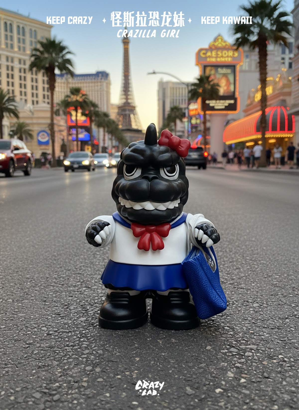 [สั่งจอง]Crazy Lab : Mini Crazilla Girl (14cm)