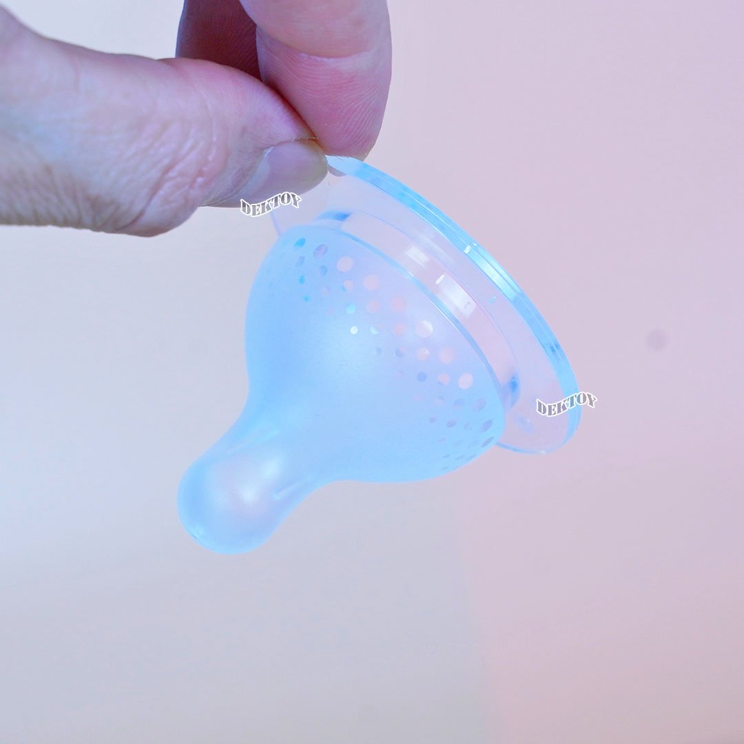 กว้าง จุกนมไม่ดูดไม่ไหล Toddy ทอดดี้ จุกนมสำหรับขวดคอกว้าง จุกนิ่มดูดง่าย แพ็ค2ชิ้น