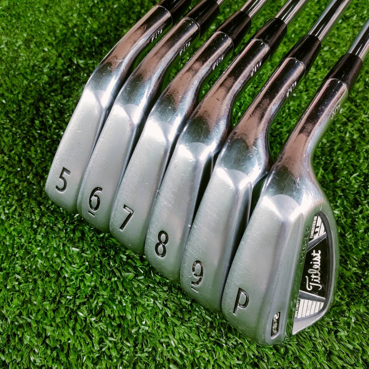 ชุดเหล็ก Titleist AP2 710 ก้าน NS PRO 950 FLEX S ก้านเหล็กเบา ตระกูล AP2 จะตีง่าย และตีไกล ได้ระยะ เนื้อเหล็ก FORGED พรีเมี่ยม ไม้กอล์ฟมือสอง ของแท้ BY NakaraLuxurious